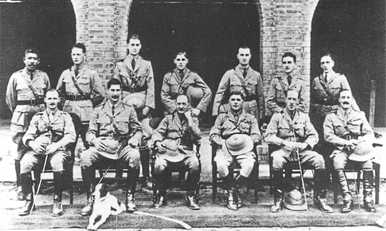 Orwell (back row, third from left), who was a colonial police officer in Mawlamyine, wrote ‘Burmese Days’ that captures the hypocrisy, racism and violence of the era.