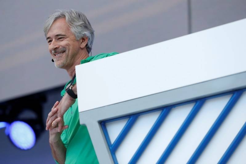 FILE PHOTO  Waymo CEO John Krafcik speaks on stage during the annual Google IO developers conference in Mountain View California May 8 2018. REUTERSStephen LamFile photo