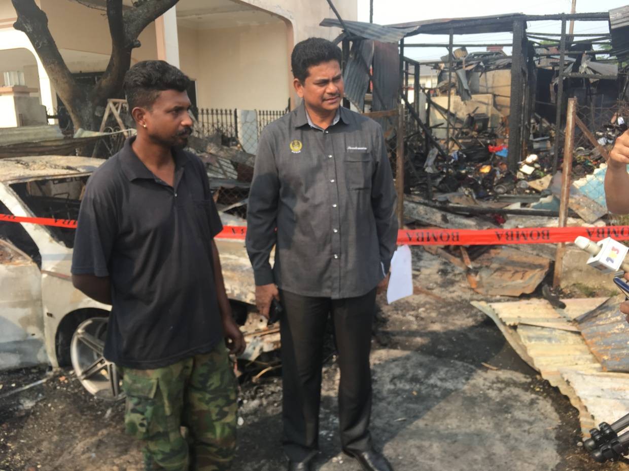 Ipoh cops arrest three for burning home, causing woman's heart attack