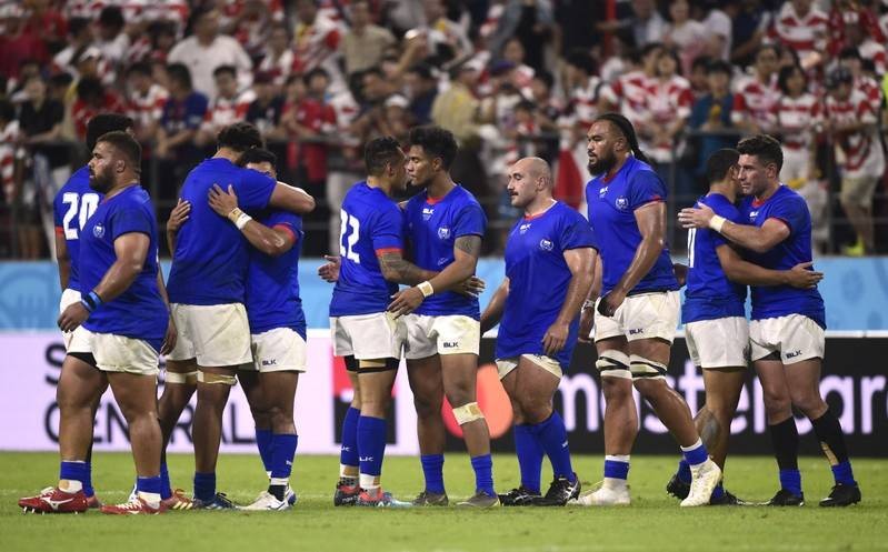 Rugby: Bewildered Samoa coach Jackson laments officiating in Japan loss ...