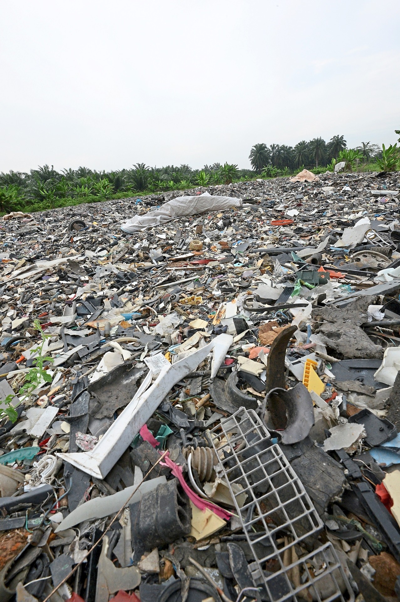 The e-waste at Jenjarom landfill, Selangor. — Filepic