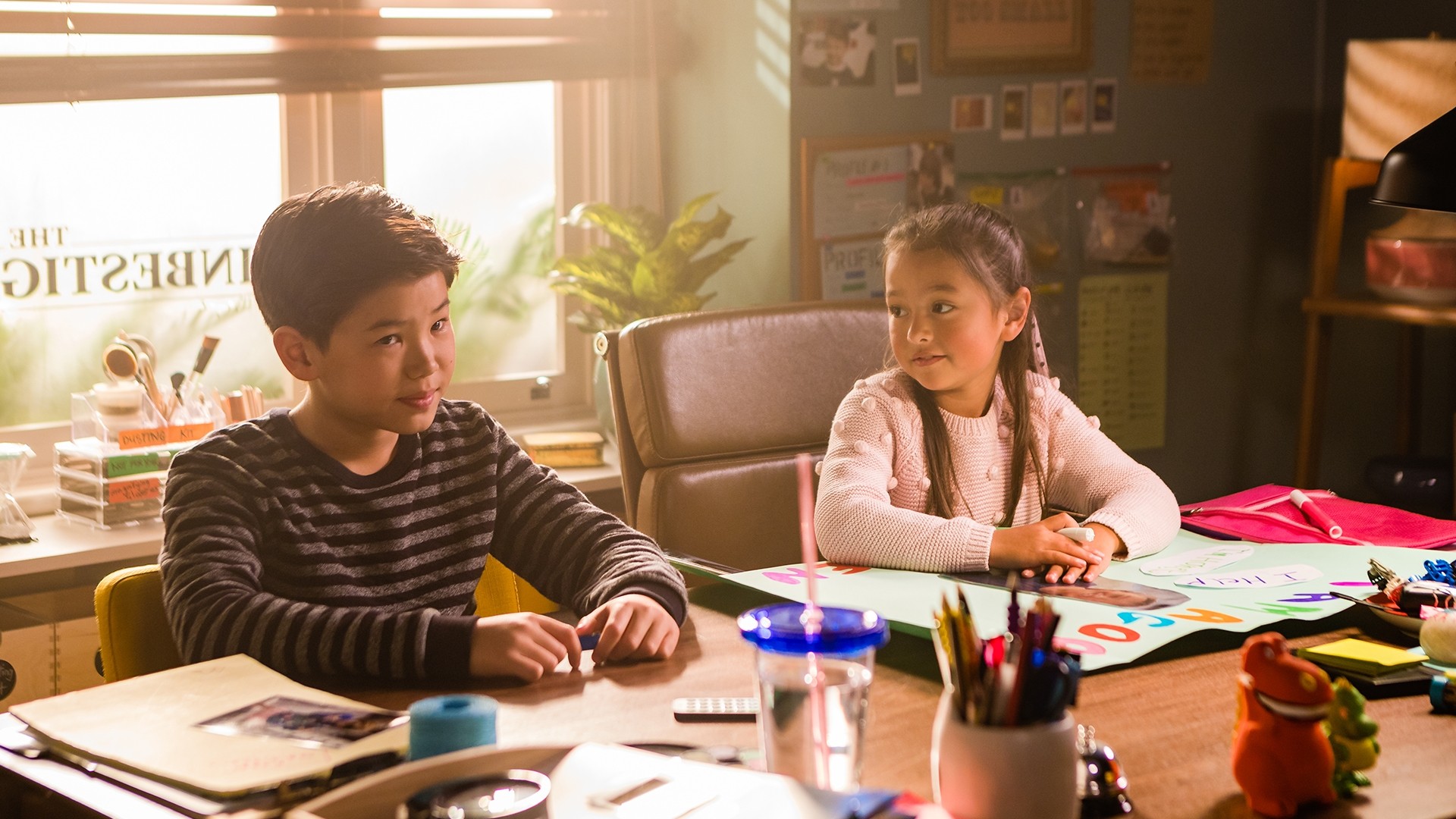 Little sisters are usually annoying unless it's Ezra's little sister.