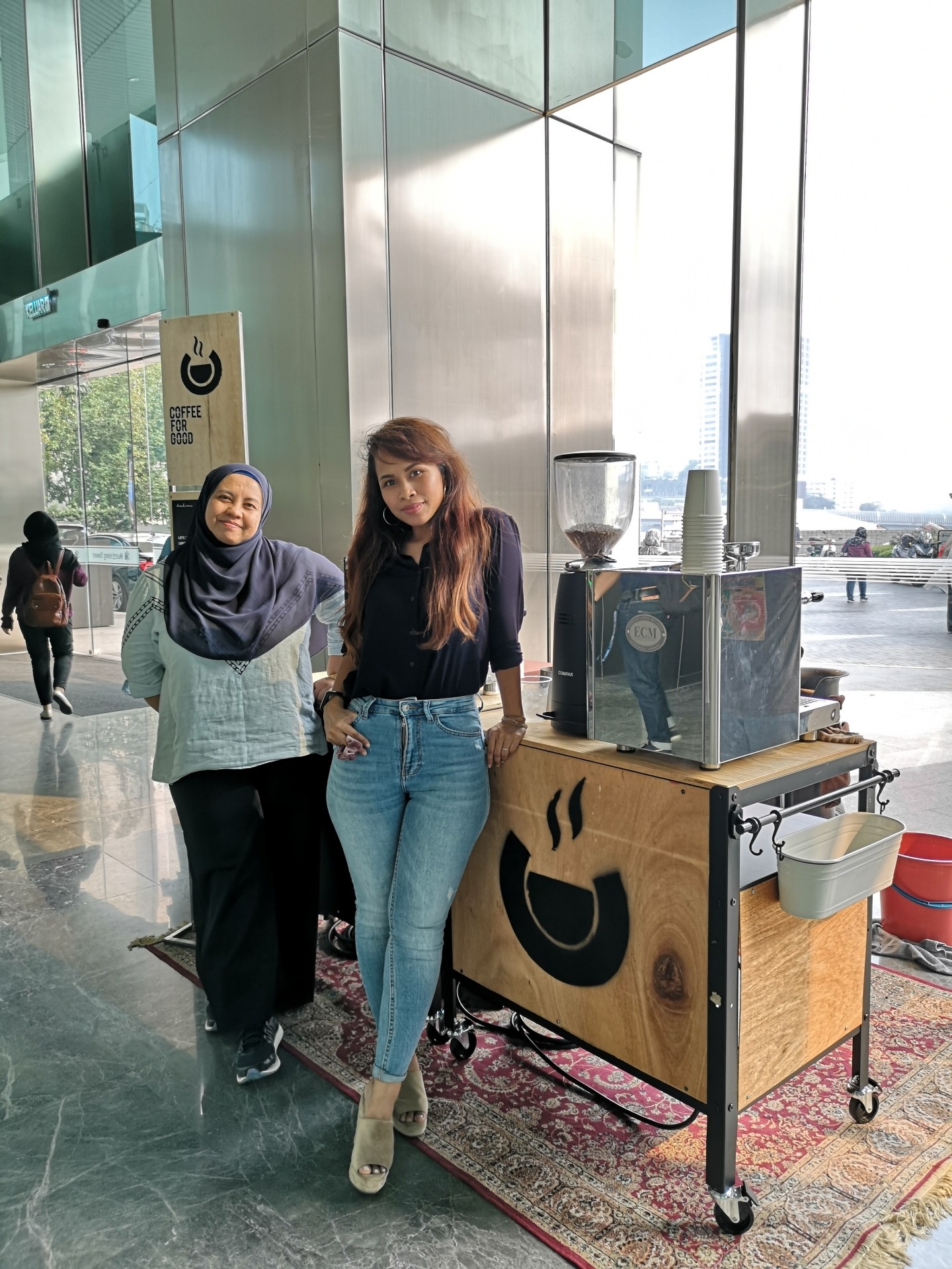 Faridah and Dahlia are happy to be pursuing their passion while helping under privileged youth..
