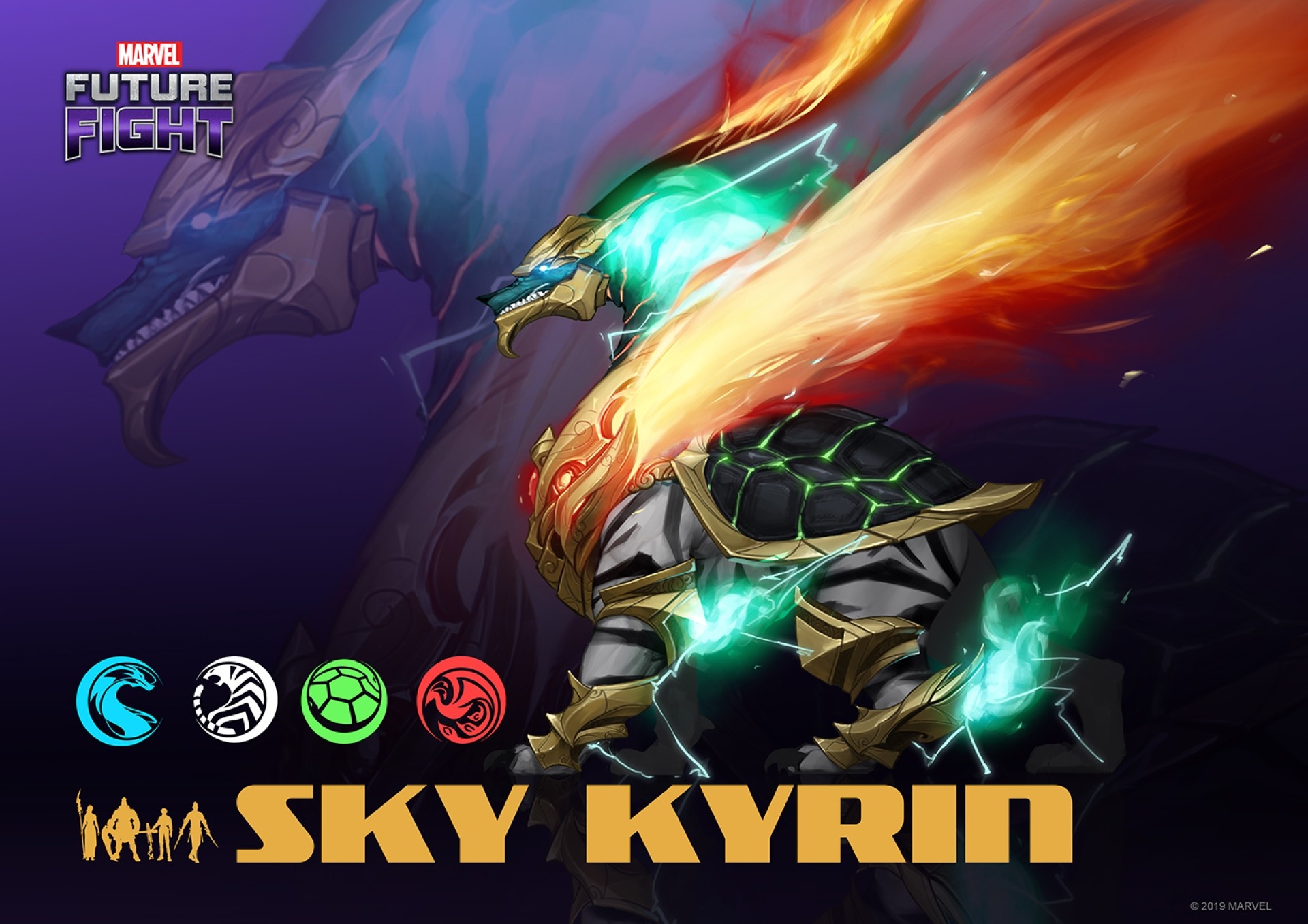 Sky Kirin, unveiled for the first time at Level Up KL. — Marvel