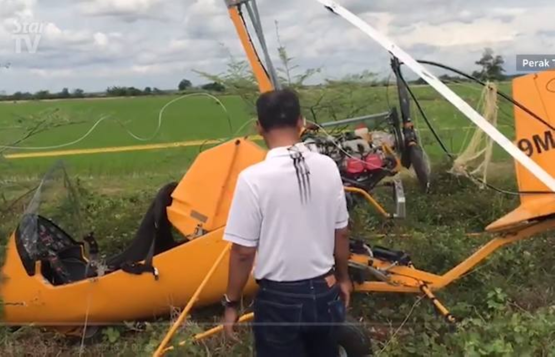 Gyrocopter pilot survives crash in Perak The Star