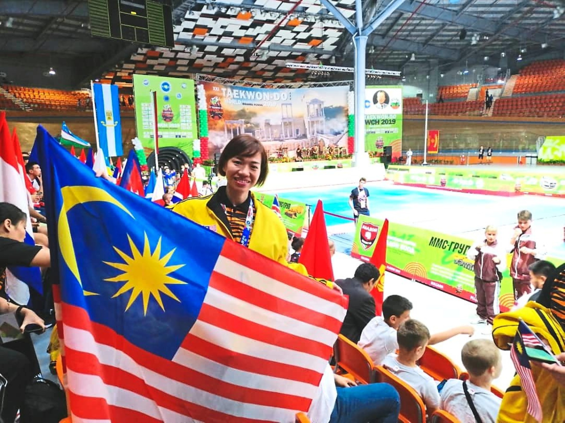 Lim at the 21st ITF Taekwondo World Championship this year in Plovdiv, Bulgaria where she won the gold medal and put Malaysia on the world map. Photos: Michelle Lim