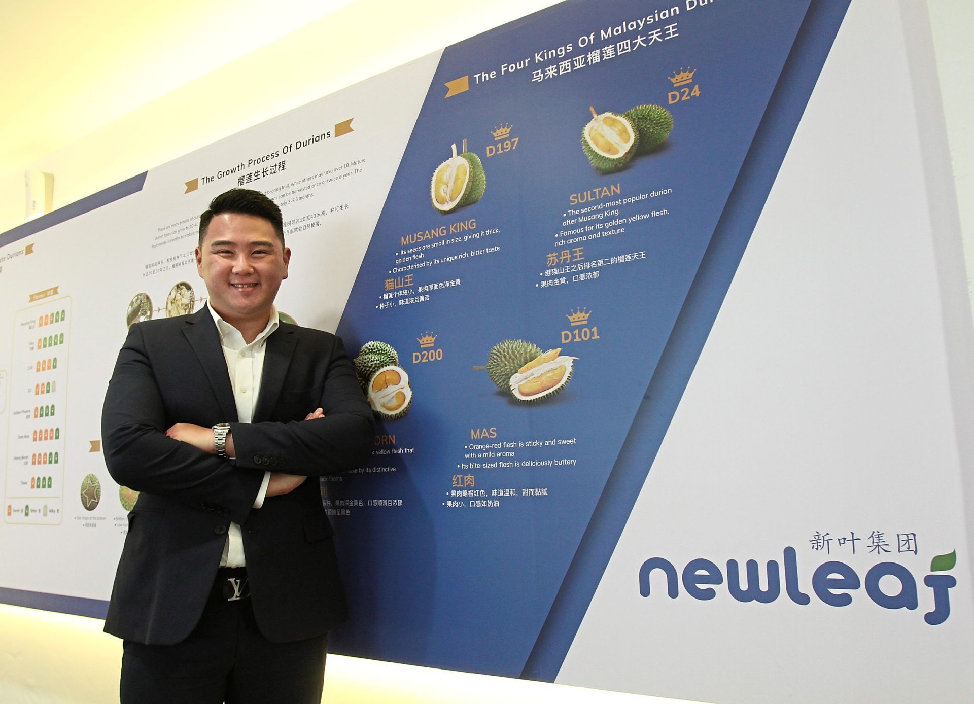 Thorny issue: Wan dismisses concerns that there would be an oversupply of fruits in the market as new durian farms mature over the next few years.