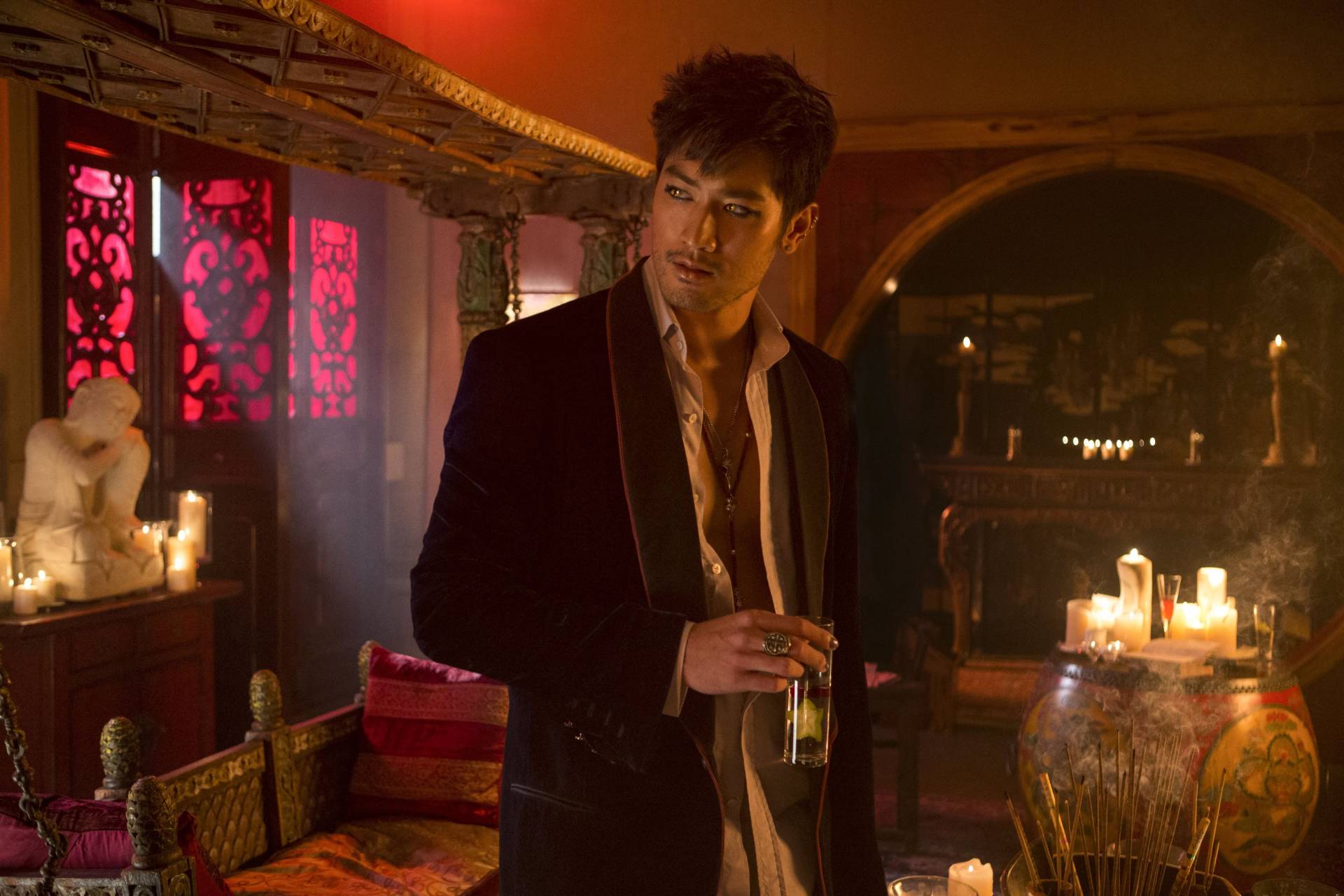 Godfrey Gao in 2013 fantasy-action film The Mortal Instruments: City Of Bones.