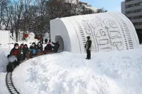 Lack of snow hampers Japan ice sculpture festival