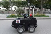 Covid-19: Tunisia ‘robocop’ enforces coronavirus lockdown