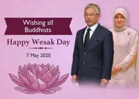 King, Queen extend Wesak Day greetings to all Buddhists