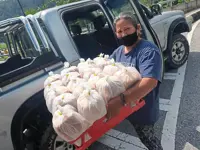 Delivering essentials to Selayang Baru’s needy