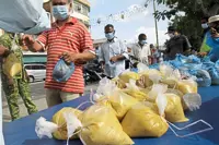 Ramadan communal feast turns personal