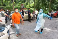 Cheras flats residents undergo swab tests