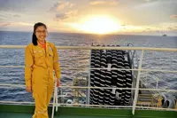 Sabahan lass made heads turn onboard world's first floating LNG plant