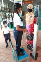 Temperature screening camera to ease process while ensuring safety of pupils and teachers