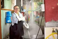 Abbess makes silky smooth tofu