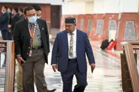 Khairuddin gives statement to police in Parliament