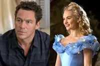 Married actor Dominic West spotted kissing 'Cinderella' star Lily James
