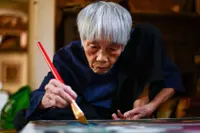 Pioneer octogenarian Vietnamese artist Mong Bich gets first solo exhibition