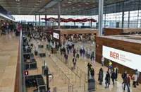 Berlin’s new airport welcome planes after a nine-year delay