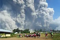 Mt Ili Lewotolok in Indonesia's East Nusa Tenggara erupts, spewing ash 4,000m to sky