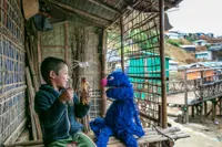 Sesame Street comes to one of the world's largest refugee camps