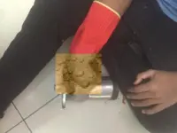 Firemen spend over an hour to help free man's hand from meat grinder