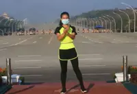 Video of Myanmar teacher dancing to coup backdrop becomes viral sensation