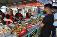 Rabbit and venison murtabak a crowd puller