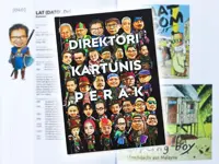 Is Perak the capital of Malaysian cartoonists and comic book artists?