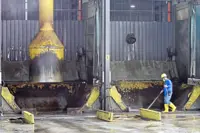 Packaging waste filling up trash bins