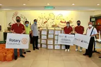 Club gives food boxes to needy in Bukit Bintang, Cheras