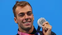 Olympics-Swimming-Paltrinieri celebrates silver as if it were gold