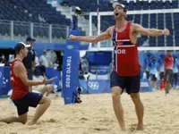 Olympics-Beach volleyball-Norway's Mol and Sorum wins men's gold at Tokyo Games