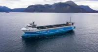 This self-driving, electric cargo ship will soon take to the sea