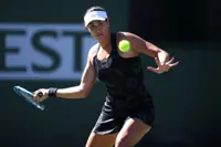 Tennis-Defending champ Andreescu holds off Riske in Indian Wells return