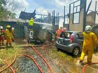 Two shophouses and two cars badly damaged in Air Itam fire