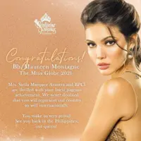 Philippine's Maureen Montagne wins Miss Globe 2021 crown