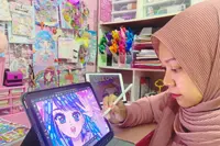 Malaysian manga artist draws comics that teach children Math