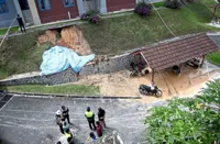 IIUM students shocked by landslide below dorm