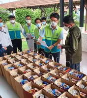 Youth volunteers express gratitude to tireless frontliners