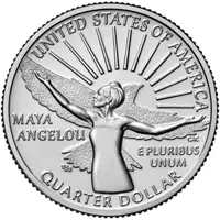 A new US coin launched to honour late author Maya Angelou's legacy