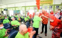 Ismail Sabri visit Selangor King George V Centre for the Elderly