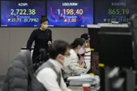 Asian shares mixed as Ukraine tensions send US stocks lower