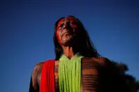 Indigenous protest camp erected in Brazilian capital to press land rights