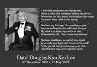 Family, friends pay respects to Douglas K.K. Lee