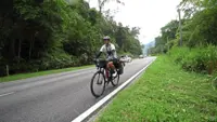 YouTuber on solo cycling trip around the peninsula