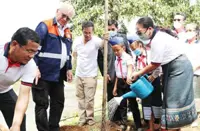 Laos releases 13,000 fish, plants 600 trees on World Environment Day