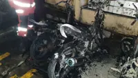 Fire at Taman Samudera flats damages motorcycles